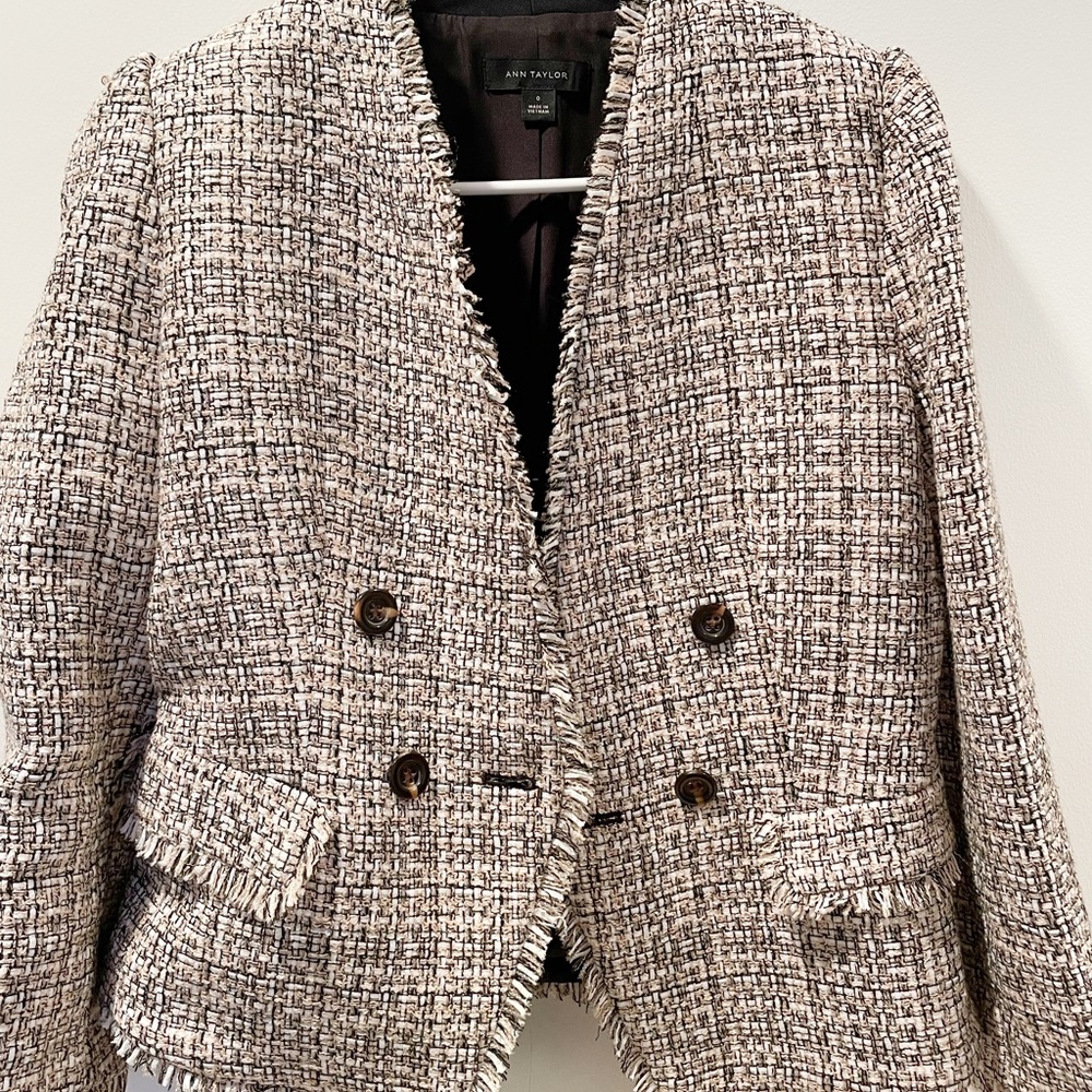 Ann Taylor Tweed Blazer